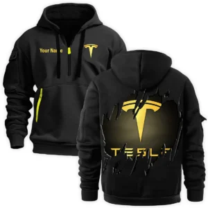 Tesla Semi Gift For Truckers Exclusive Logo Fashion Hoodie Half Zipper BLT5325A2TES