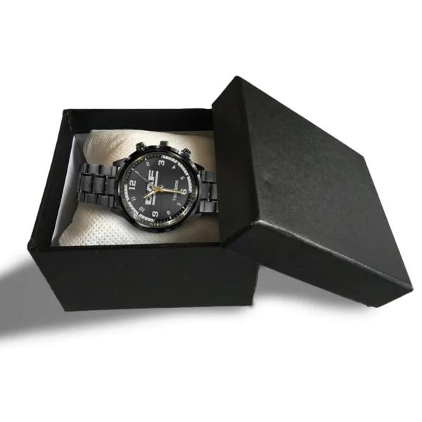 DAF Trucks Black Stainless Steel Watch Gift For Truckers BLT6325DAF