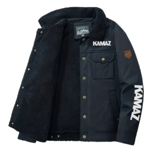 Kamaz Gift For Truckers Exclusive Logo Velvet Coat BLT4325A2KMZ