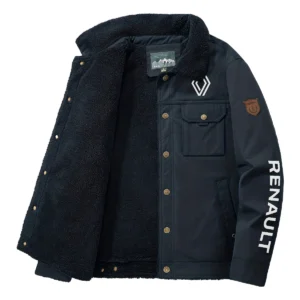 Renault Trucks Gift For Truckers Exclusive Logo Velvet Coat BLT4325A2RT