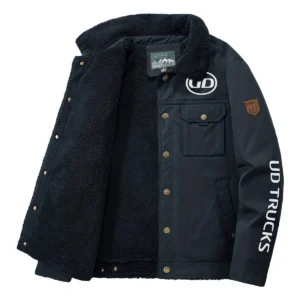 UD Trucks Gift For Truckers Exclusive Logo Velvet Coat BLT4325A2UD