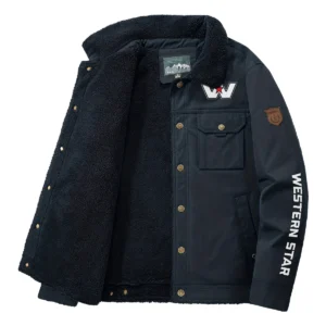 Western Star Gift For Truckers Exclusive Logo Velvet Coat BLT4325A2WS