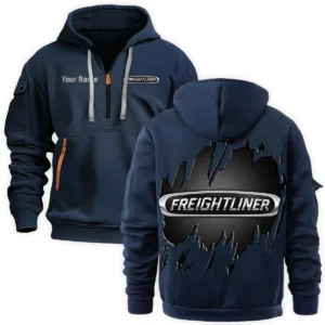 Freightliner Gift For Truckers Exclusive Logo Fashion Hoodie Half Zipper BLT5325A1FRE