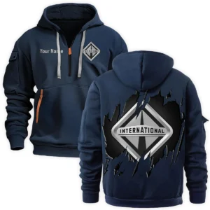 International Trucks Gift For Truckers Exclusive Logo Fashion Hoodie Half Zipper BLT5325A1IT