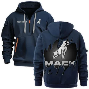 Mack Trucks Gift For Truckers Exclusive Logo Fashion Hoodie Half Zipper BLT5325A1MT