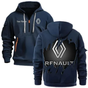 Renault Trucks Gift For Truckers Exclusive Logo Fashion Hoodie Half Zipper BLT5325A1RT