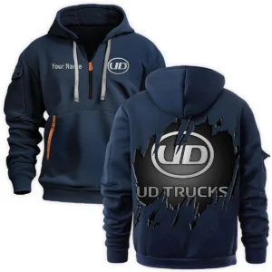 UD Trucks Gift For Truckers Exclusive Logo Fashion Hoodie Half Zipper BLT5325A1UD