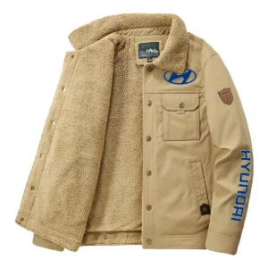 Hyundai Trucks Gift For Truckers Exclusive Logo Velvet Coat BLT4325A2HD