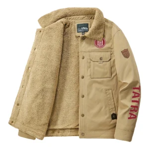 Tatra Trucks Gift For Truckers Exclusive Logo Velvet Coat BLT4325A2TT