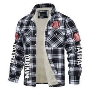 Tatra Trucks Gift For Truckers Exclusive Logo Plaid Sweatshirt Jacket BLT4325A1TT