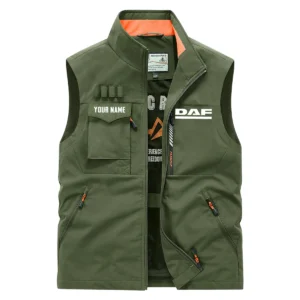 DAF Trucks Gift For Truckers Exclusive Logo Outdoor Vest BLT17225DAF