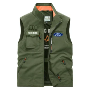 Ford Trucks Gift For Truckers Exclusive Logo Outdoor Vest BLT17225FT