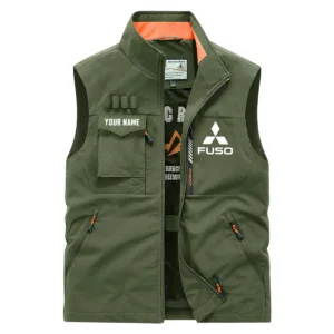 Fuso Gift For Truckers Exclusive Logo Outdoor Vest BLT17225FUS