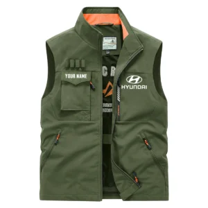Hyundai Trucks Gift For Truckers Exclusive Logo Outdoor Vest BLT17225HD