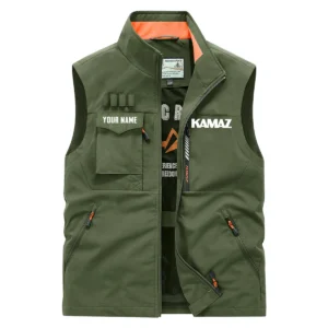 Kamaz Gift For Truckers Exclusive Logo Outdoor Vest BLT17225KMZ