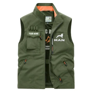 MAN Truck Gift For Truckers Exclusive Logo Outdoor Vest BLT17225MAN