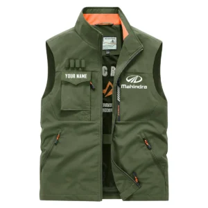 Mahindra Gift For Truckers Exclusive Logo Outdoor Vest BLT17225MHD