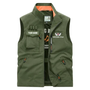 Western Star Gift For Truckers Exclusive Logo Outdoor Vest BLT17225WS