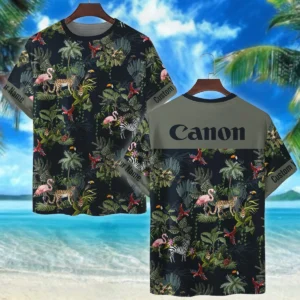 Canon Jungle Animals Pattern Photography Summer Pattern Premium T-Shirt All Over Prints Gift Loves BL1125A62CNTS