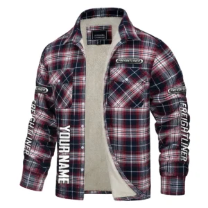 Freightliner Gift For Truckers Exclusive Logo Plaid Sweatshirt Jacket BLT4325A1FRE