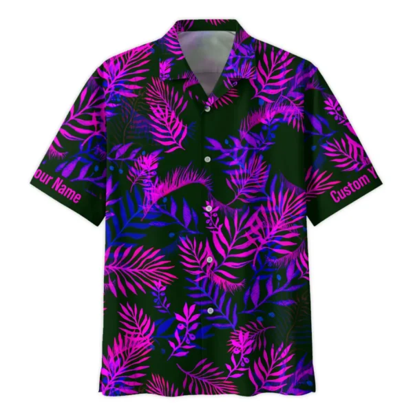 Sony Neon Violet Palm Trees Photography Summer Pattern Oversized Hawaiian Shirt All Over Prints Gift Loves BL1125A54SNHW