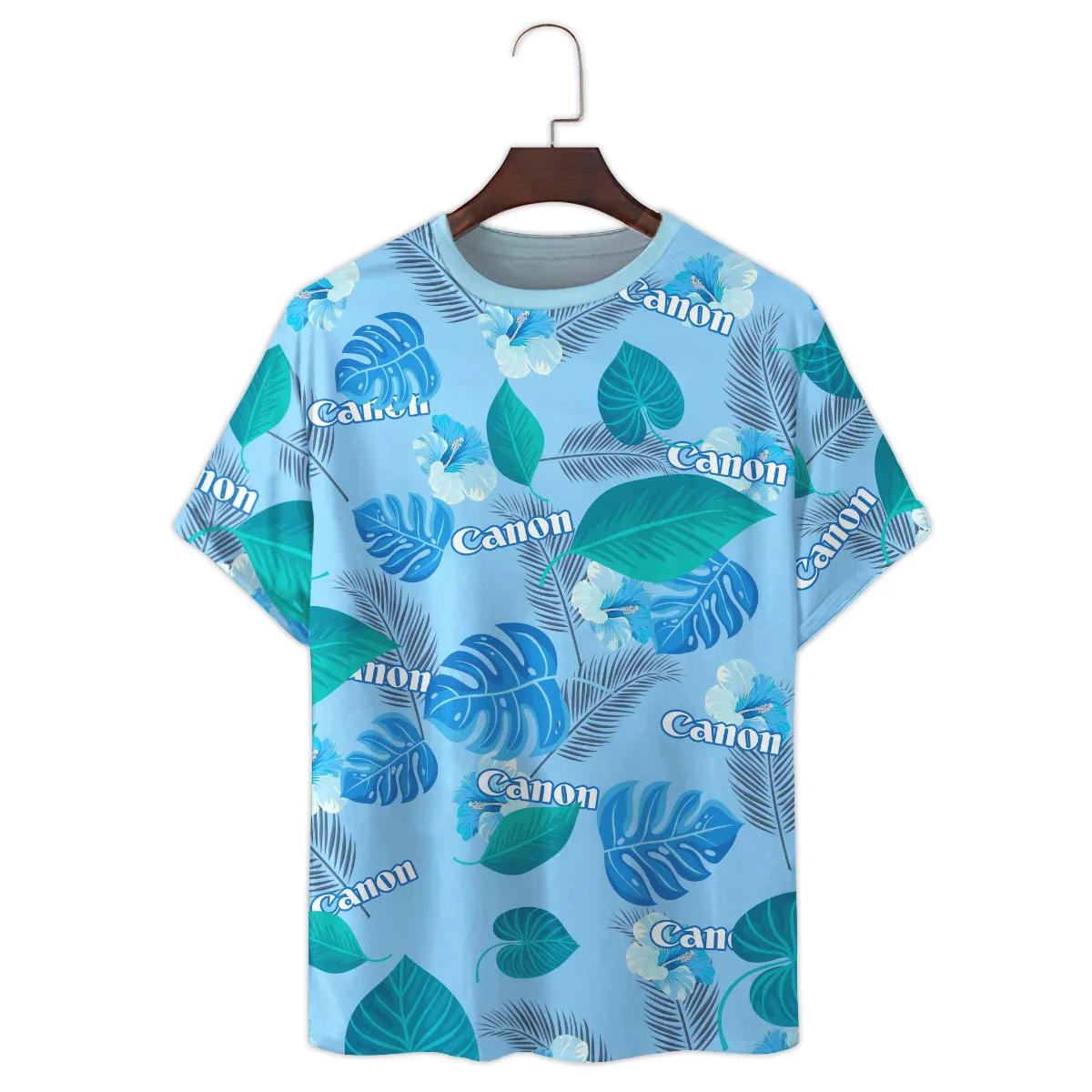 Canon Classic Blue Branches Photography Summer Pattern Premium T-Shirt All Over Prints Gift Loves BL1125A17CNTS