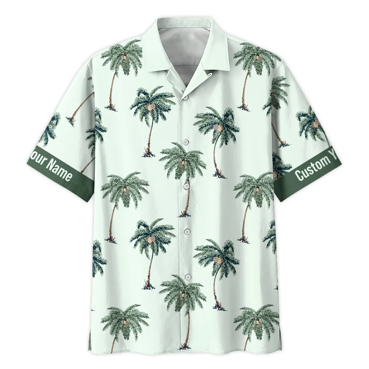 Canon Hand Drawn Tropical Palm Photography Summer Pattern Oversized Hawaiian Shirt All Over Prints Gift Loves BL1125A59CNHW