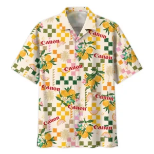 Canon Summer Fruit Pattern Photography Summer Pattern Oversized Hawaiian Shirt All Over Prints Gift Loves BL1125A8CNHW