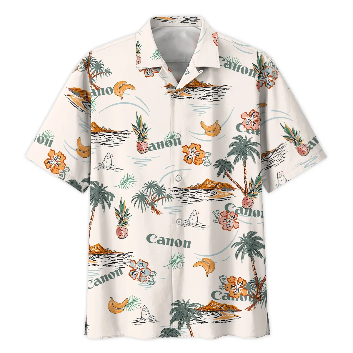 Canon Summer Tropical Fruits Photography Summer Pattern Oversized Hawaiian Shirt All Over Prints Gift Loves BL1125A51CNHW