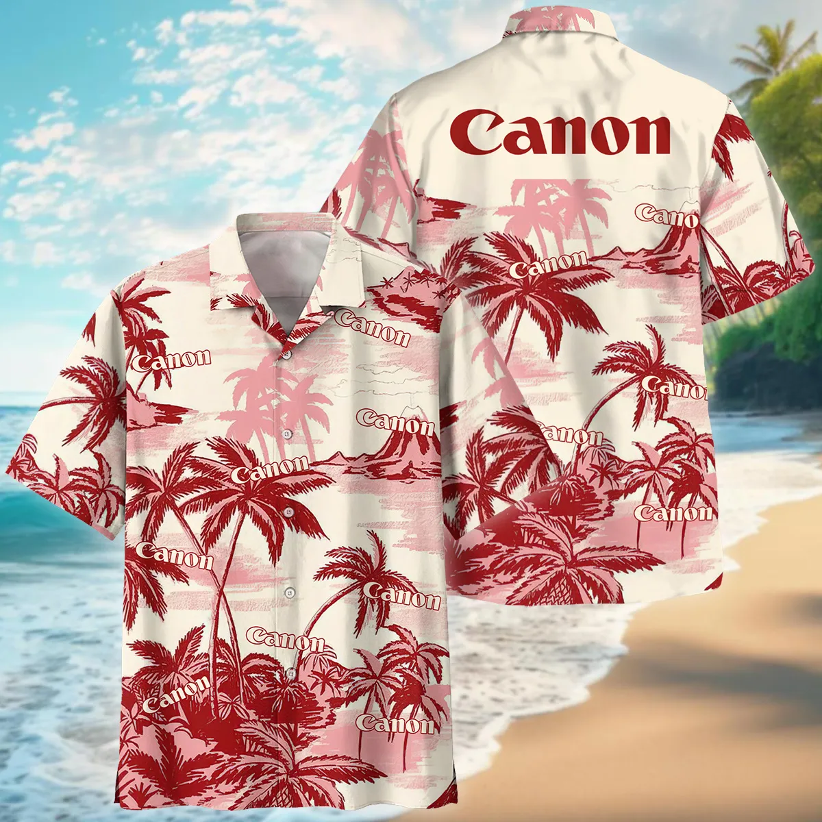 Canon Tropical Island Photography Summer Pattern Oversized Hawaiian Shirt All Over Prints Gift Loves BL1125A3CNHW