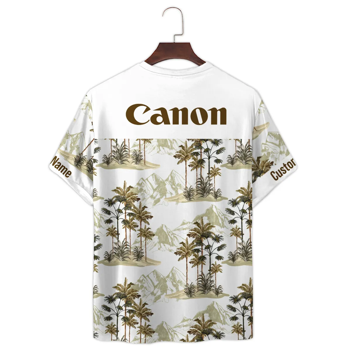 Canon Tropical Vintage Botanical Landscape Photography Summer Pattern Premium T-Shirt All Over Prints Gift Loves BL1125A16CNTS