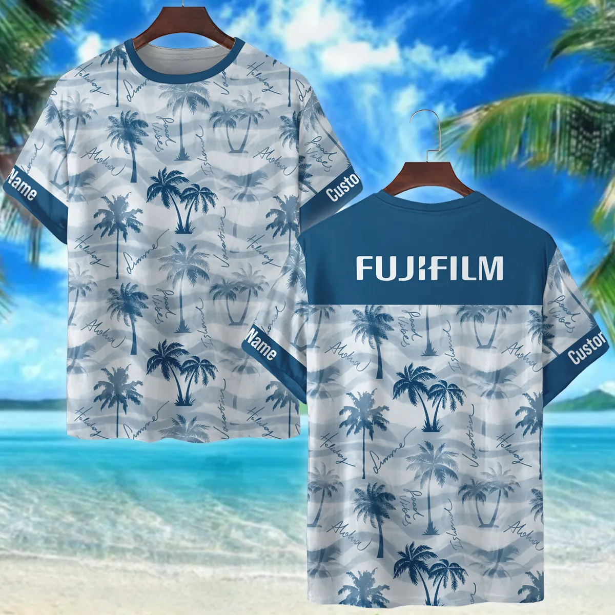 Fujifilm Abstract Digital Watercolor Paint Photography Summer Pattern Premium T-Shirt All Over Prints Gift Loves BL1125A27FJFTS