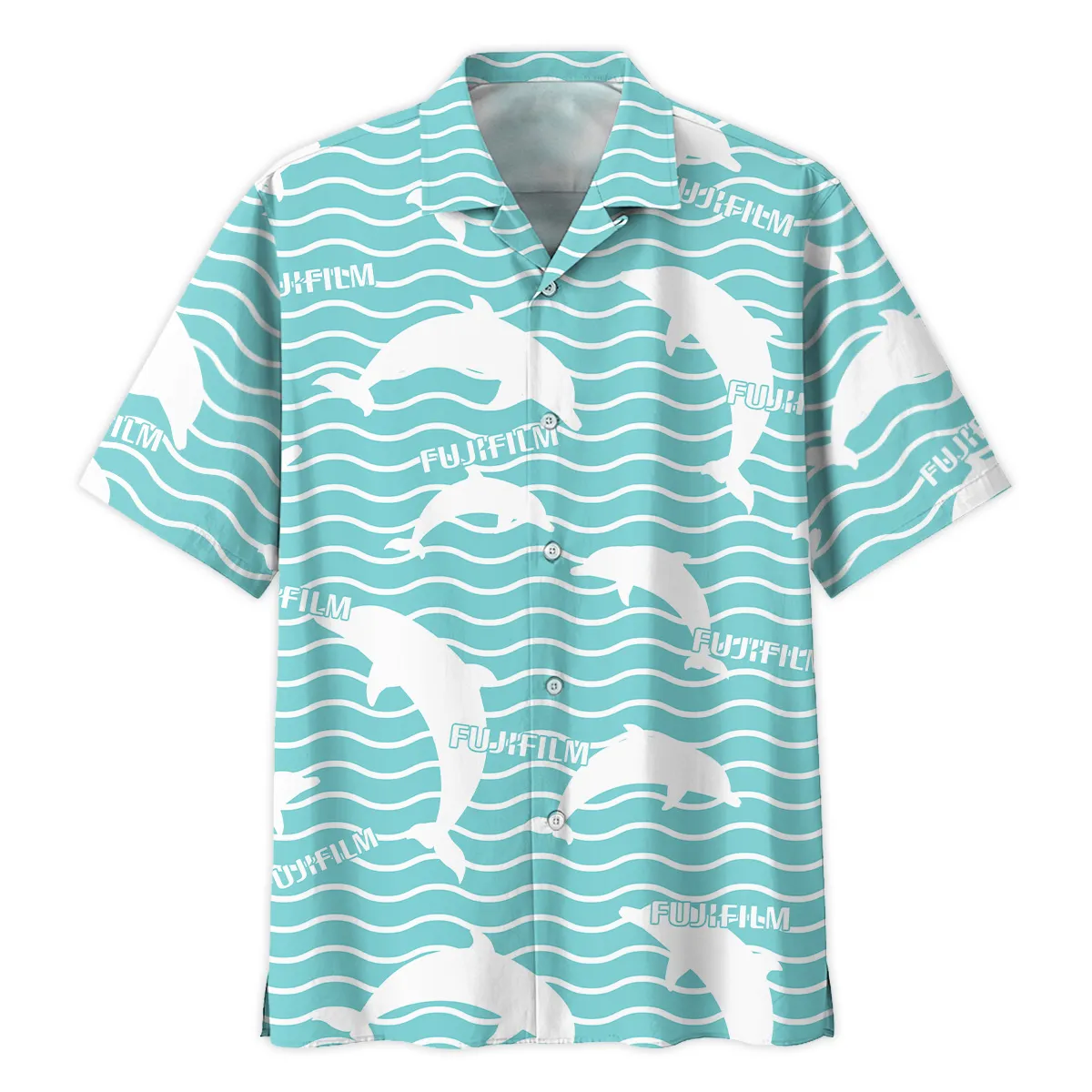Fujifilm Dolphins And Waves Photography Summer Pattern Oversized Hawaiian Shirt All Over Prints Gift Loves BL1125A43FJFHW