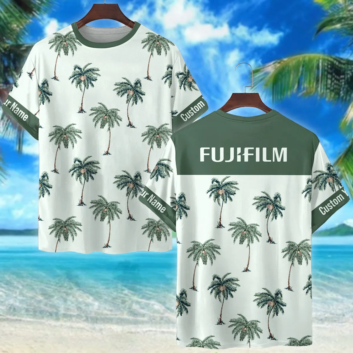 Sony Hand Drawn Tropical Palm Photography Summer Pattern Oversized Hawaiian Shirt All Over Prints Gift Loves BL1125A59SNHW