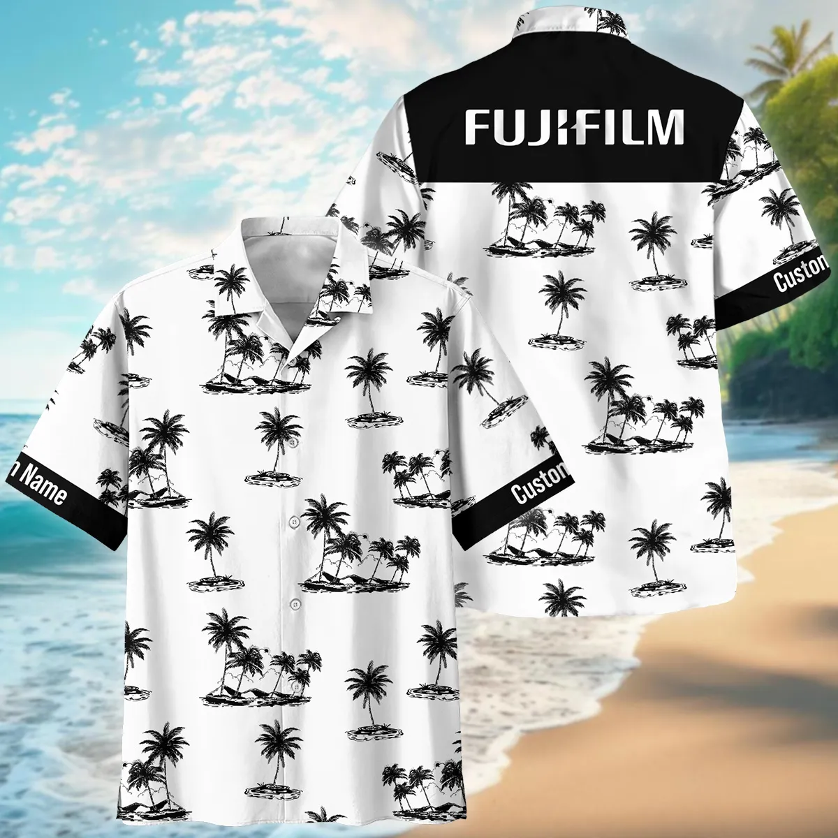 Leica Palm Trees Mountain Sun Photography Summer Pattern Premium T-Shirt All Over Prints Gift Loves BL1125A6LCTS