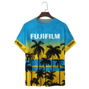 Fujifilm Palm Trees Pattern Hawaiian Photography Summer Pattern Premium T-Shirt All Over Prints Gift Loves BL1125A33FJFTS