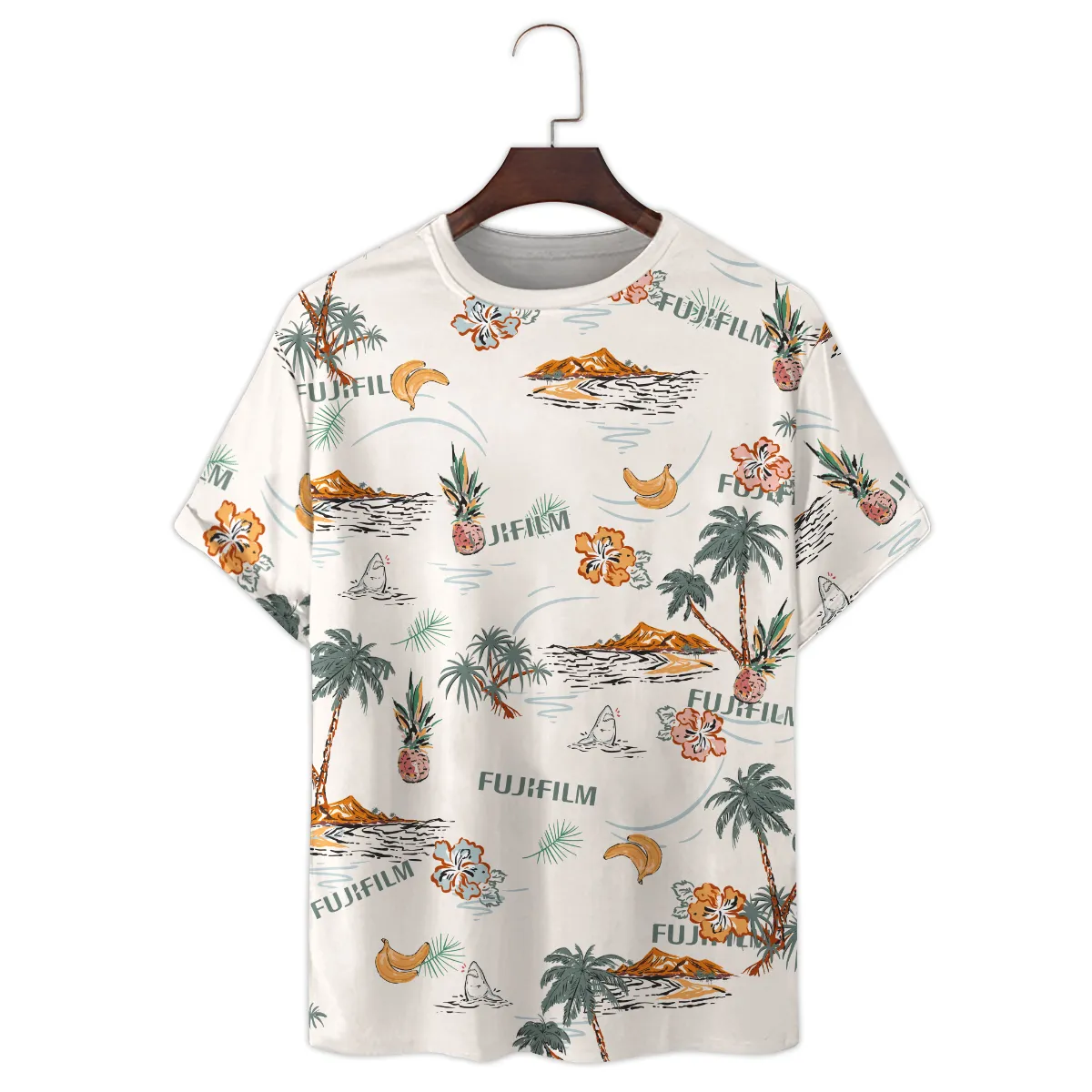 Fujifilm Summer Tropical Fruits Photography Summer Pattern Premium T-Shirt All Over Prints Gift Loves BL1125A51FJFTS