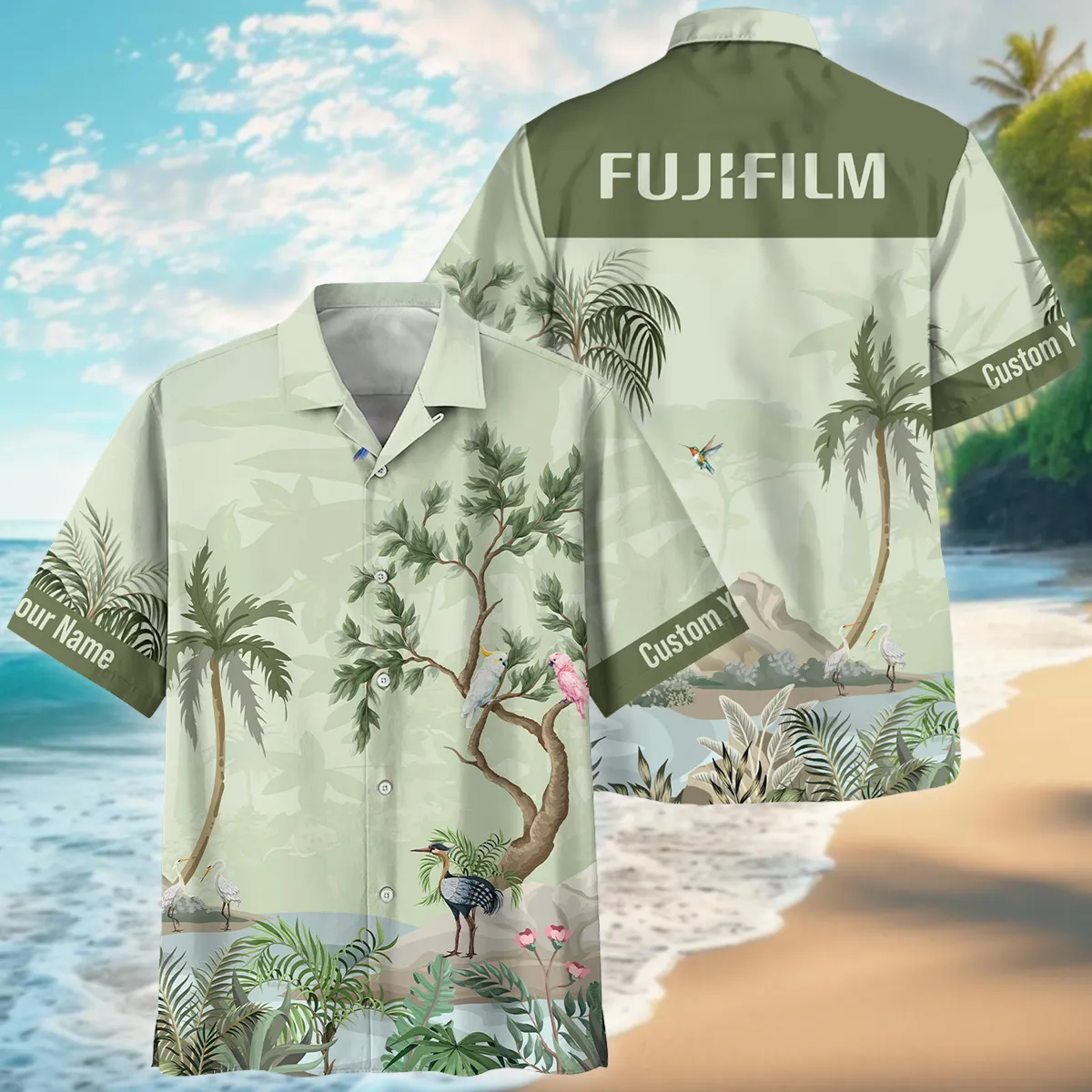 Hasselblad Tropical Garden Watercolor Photography Summer Pattern Oversized Hawaiian Shirt All Over Prints Gift Loves BL1125A56HSBHW