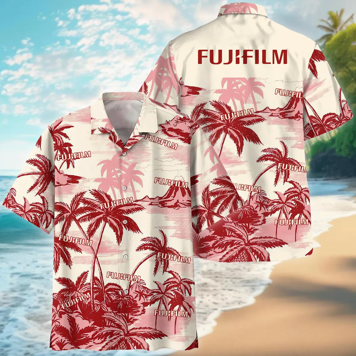 Fujifilm Tropical Island Photography Summer Pattern Oversized Hawaiian Shirt All Over Prints Gift Loves BL1125A3FJFHW
