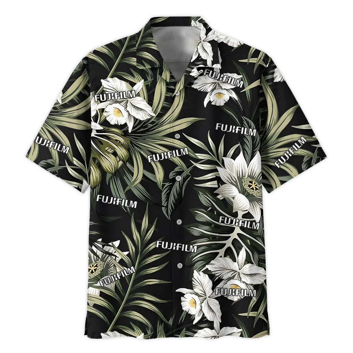 Fujifilm Tropical Palm Leaf Pattern Photography Summer Pattern Oversized Hawaiian Shirt All Over Prints Gift Loves BL1125A30FJFHW