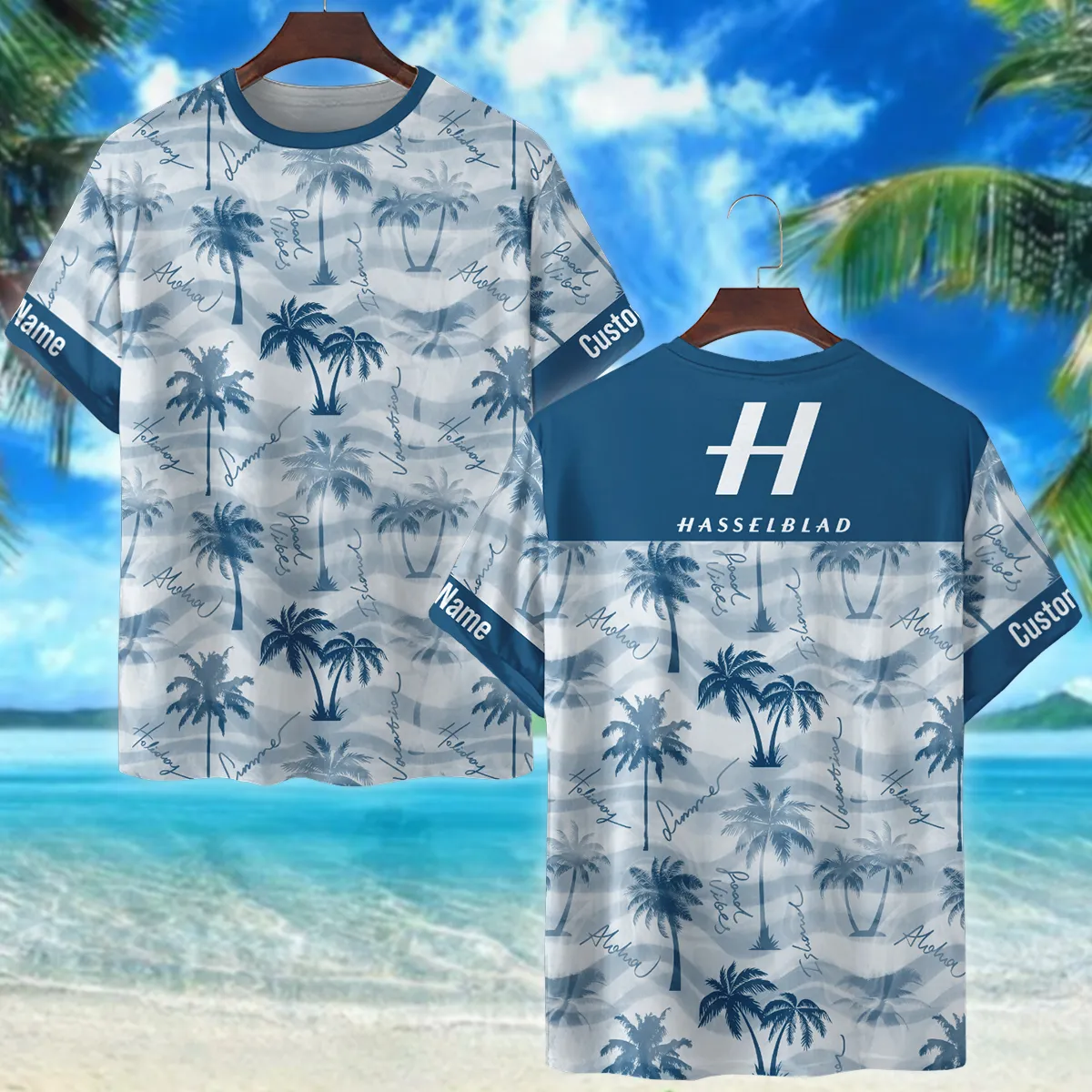 Hasselblad Abstract Digital Watercolor Paint Photography Summer Pattern Premium T-Shirt All Over Prints Gift Loves BL1125A27HSBTS
