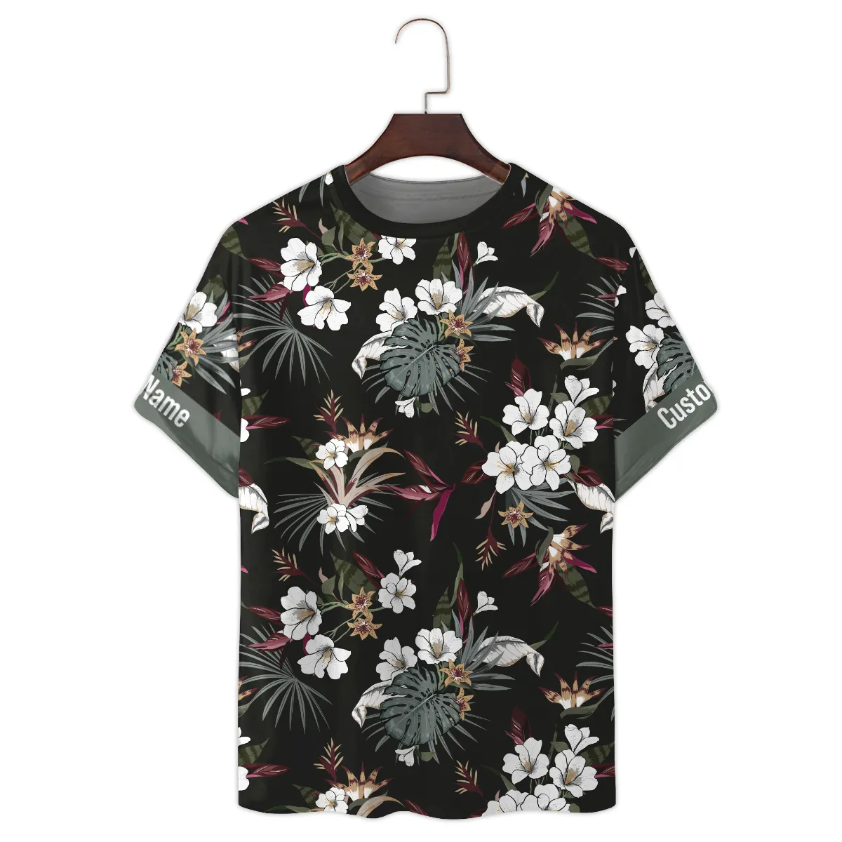 Hasselblad Artistic Dark Tropical Pattern Photography Summer Pattern Premium T-Shirt All Over Prints Gift Loves BL1125A28HSBTS