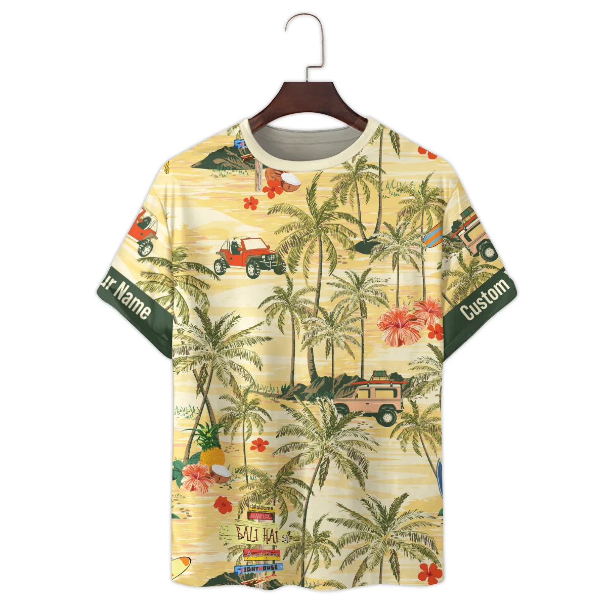 Hasselblad Car and Spring Floral Photography Summer Pattern Premium T-Shirt All Over Prints Gift Loves BL1125A50HSBTS