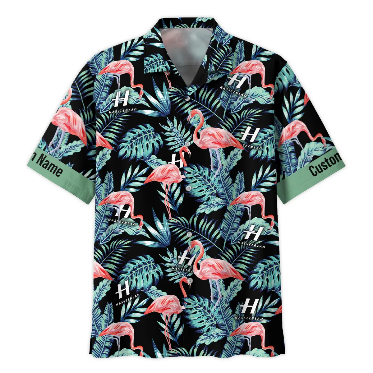 Hasselblad Exotic Tropical Pink Flamingo Photography Summer Pattern Oversized Hawaiian Shirt All Over Prints Gift Loves BL1125A23HSBHW