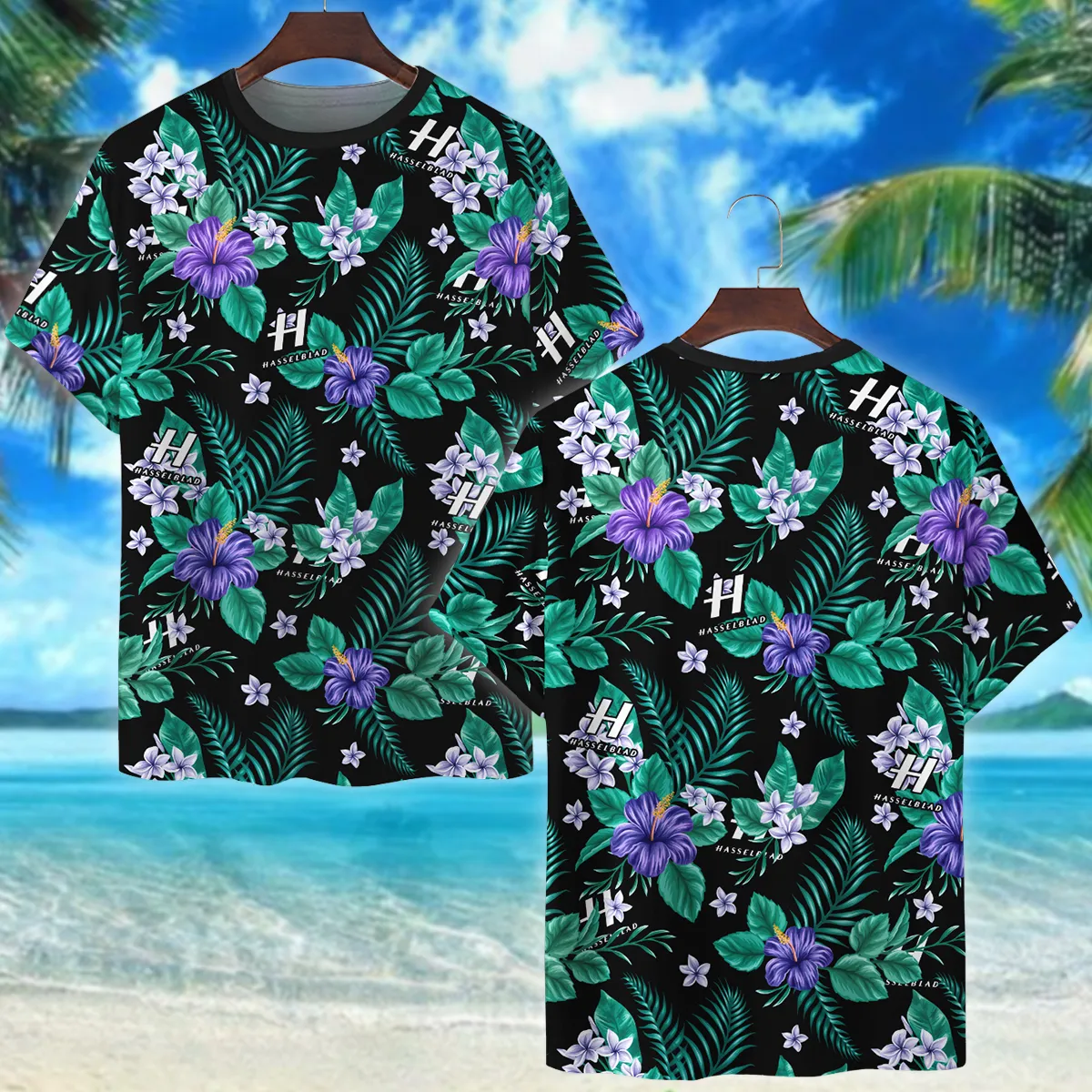 Hasselblad Floral Summer Pattern Photography Summer Pattern Premium T-Shirt All Over Prints Gift Loves BL1125A19HSBTS
