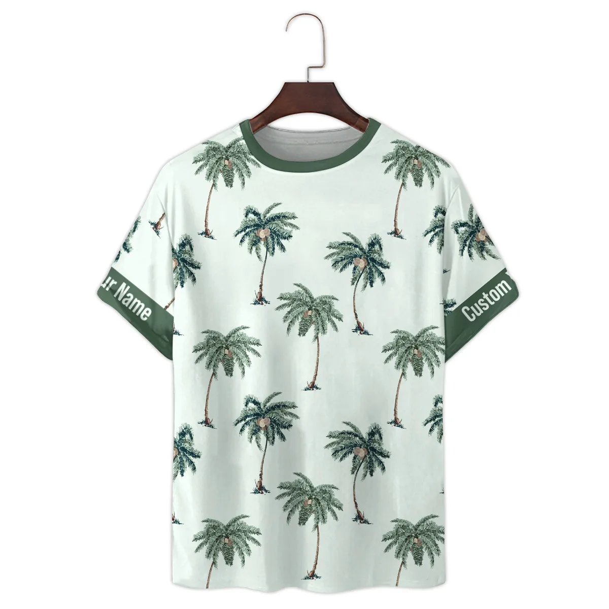 Hasselblad Hand Drawn Tropical Palm Photography Summer Pattern Premium T-Shirt All Over Prints Gift Loves BL1125A59HSBTS