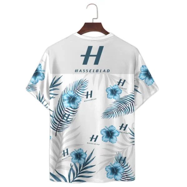 Hasselblad Hibiscus Palm Leaves Photography Summer Pattern Premium T-Shirt All Over Prints Gift Loves BL1125A4HSBTS