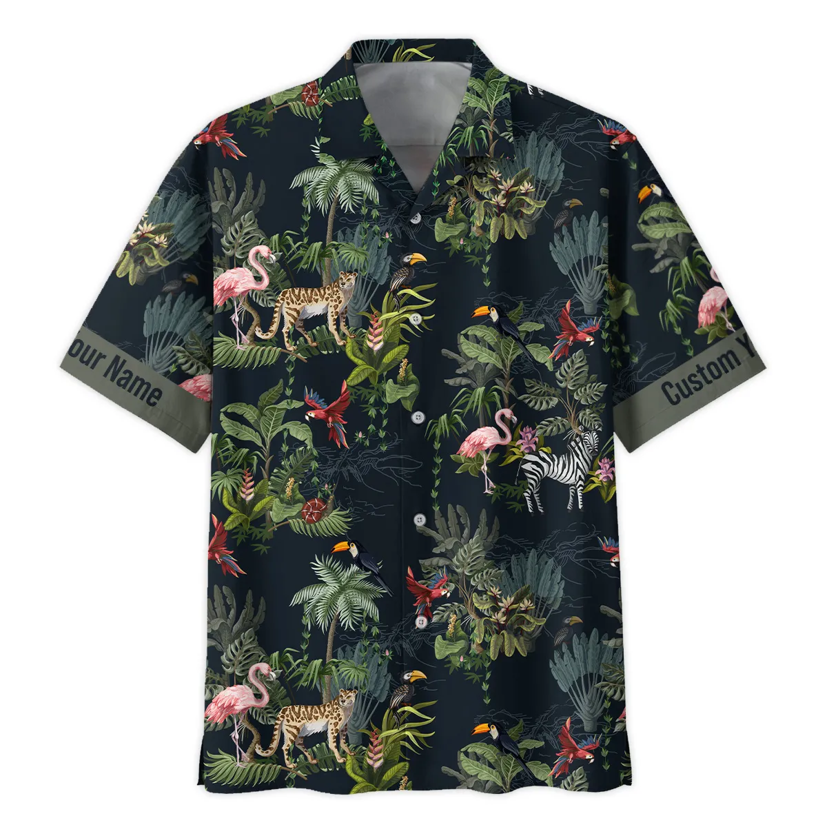 Hasselblad Jungle Animals Pattern Photography Summer Pattern Oversized Hawaiian Shirt All Over Prints Gift Loves BL1125A62HSBHW