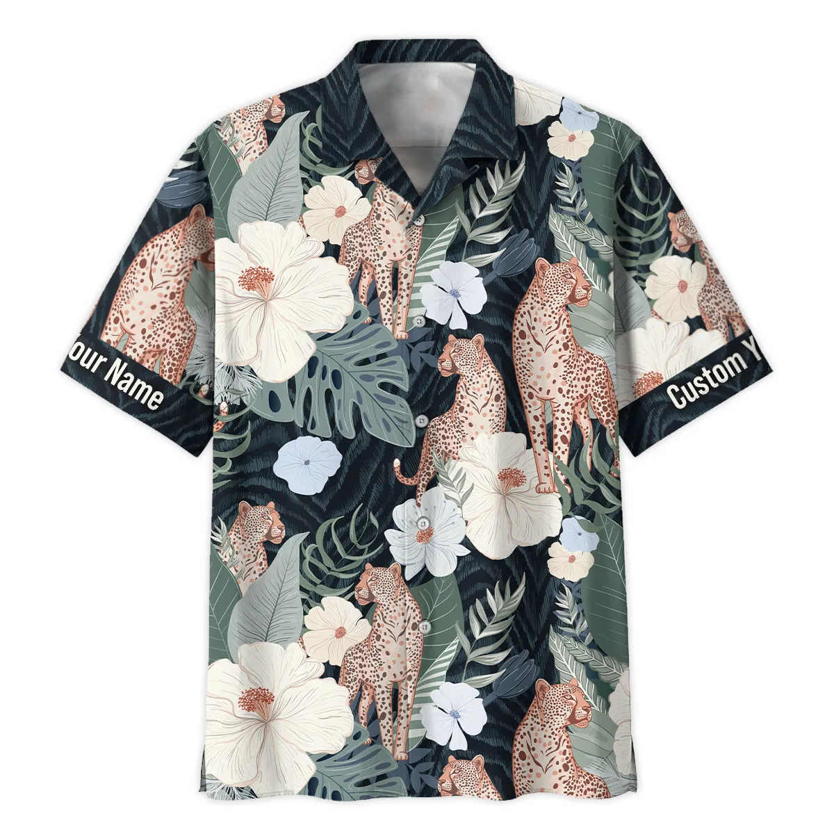 Hasselblad Leopards And Tropical Flowers Photography Summer Pattern Oversized Hawaiian Shirt All Over Prints Gift Loves BL1125A61HSBHW