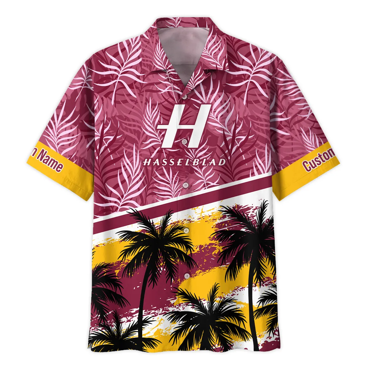 Hasselblad Palm And Monstera Leaves Photography Summer Pattern Oversized Hawaiian Shirt All Over Prints Gift Loves BL1125A15HSBHW